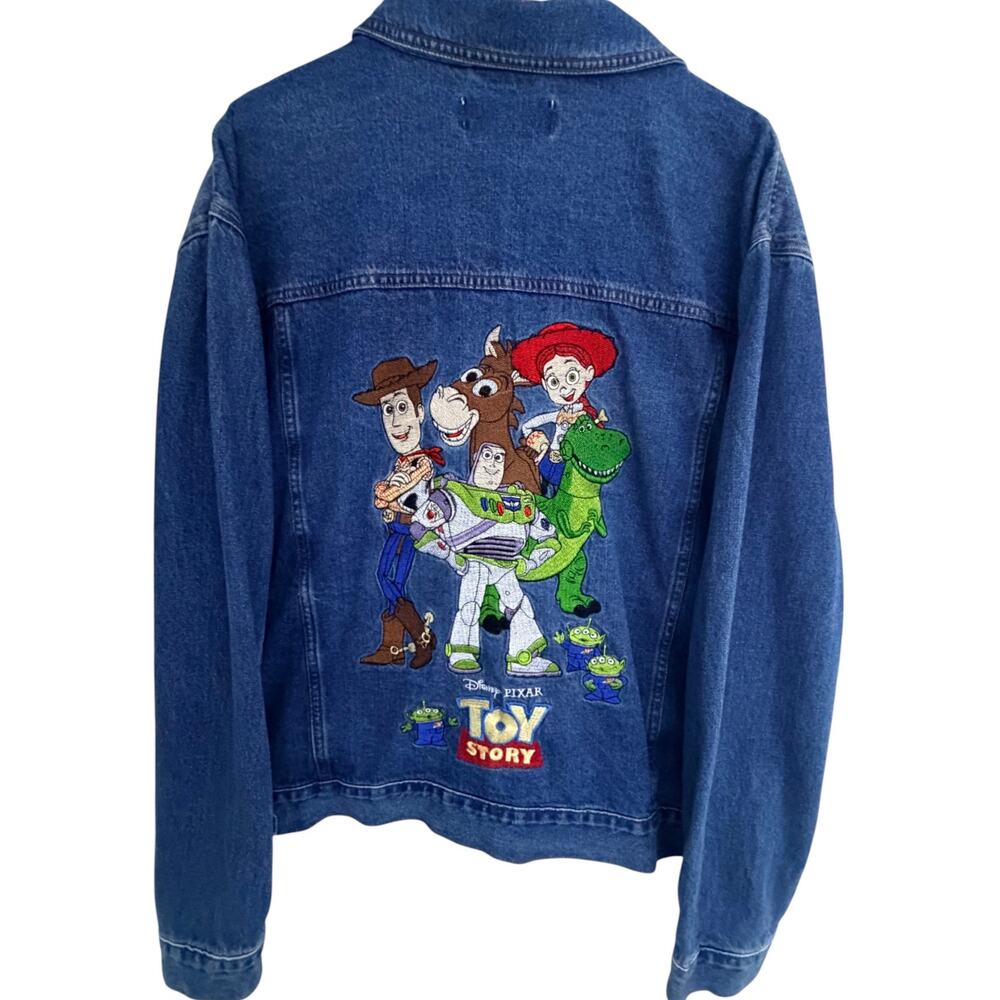 Disney Toy Story 25th Anniversary Denim Jacket Adult XL